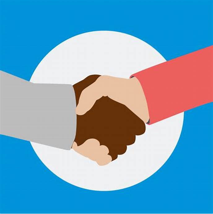 Animated handshake Image